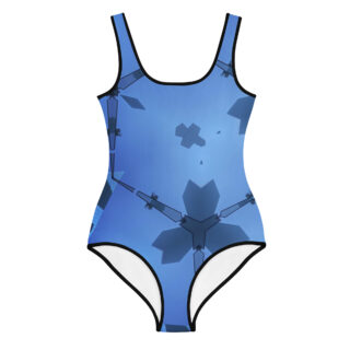 All-Over Print Youth Swimsuit bold and beautiful 008