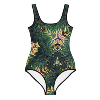 All-Over Print Youth Swimsuit bold and beautiful 011