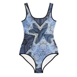 All-Over Print Youth Swimsuit bold and beautiful 016