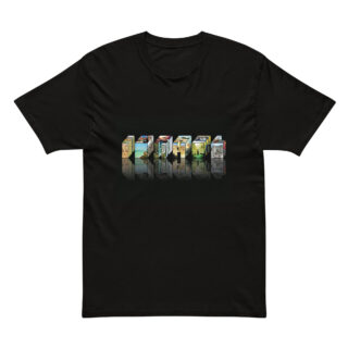 mens-premium-short-sleeve-tee-black-front-69c6001236f9b.jpg Cotton Heritage MC1082 I Men's Premium Short Sleeve Tee Israel 002