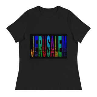 Women's Relaxed T-Shirt israel jerusalem 001