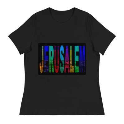 Women's Relaxed T-Shirt israel jerusalem 001