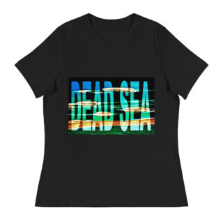 Women's Relaxed T-Shirt israel dead sea 001