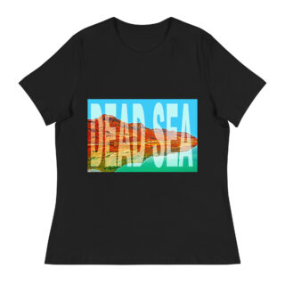 Women's Relaxed T-Shirt israel dead sea 002