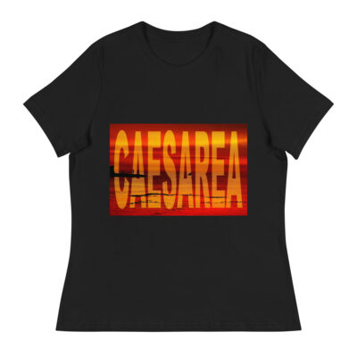 Women's Relaxed T-Shirt israel caesarea 001
