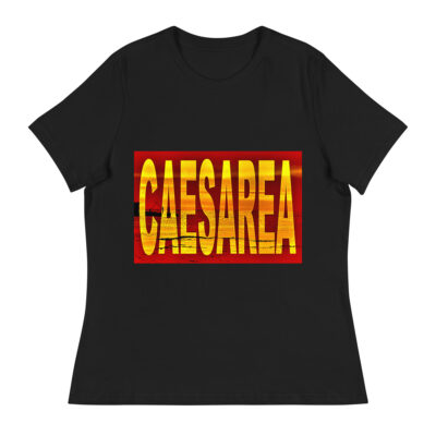 Women's Relaxed T-Shirt israel caesarea 002