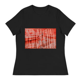 Women's Relaxed T-Shirt israel red canyon 001