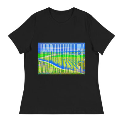 Women's Relaxed T-Shirt israel jordan valley 001