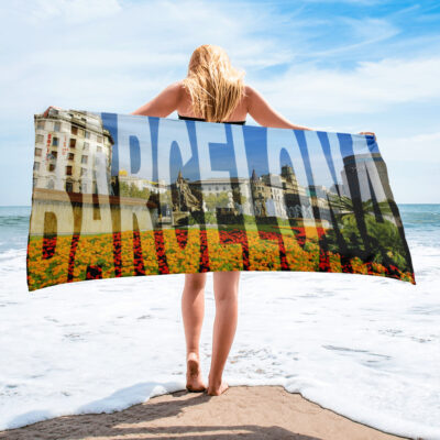 Towel world travel Spain Barcelona 001