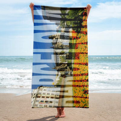 Towel world travel Spain Barcelona 001