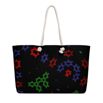 Oversized weekender bag star of David Israel 003