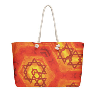 Oversized weekender bag star of David Israel 001