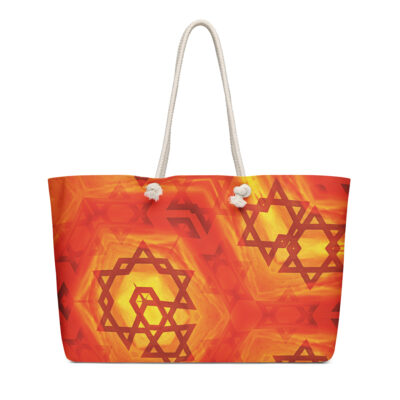 Oversized weekender bag star of David Israel 001