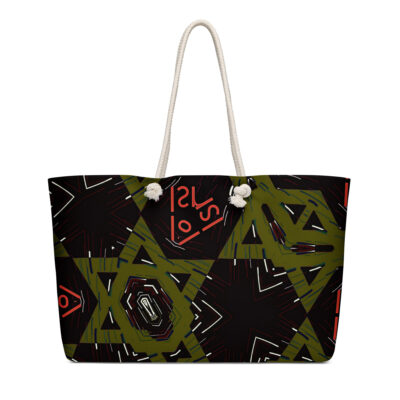 Oversized weekender bag star of David Israel 002