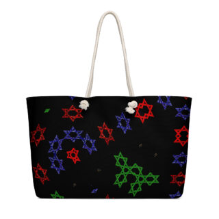 Oversized weekender bag star of David Israel 003