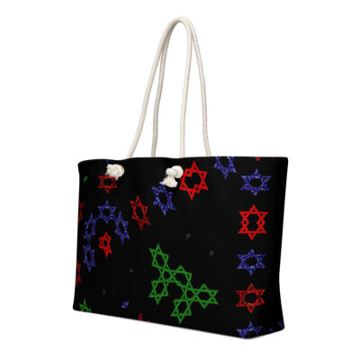 Oversized weekender bag star of David Israel 003