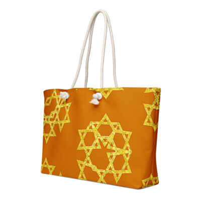 Oversized weekender bag star of David Israel 013