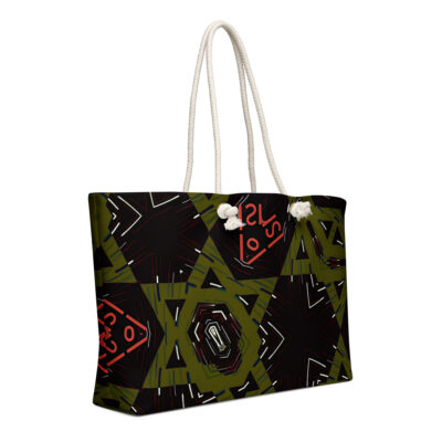 Oversized weekender bag star of David Israel 002