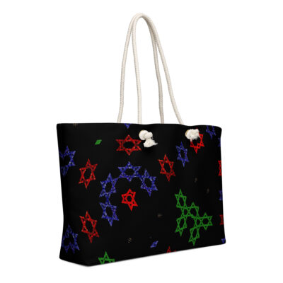 Oversized weekender bag star of David Israel 003