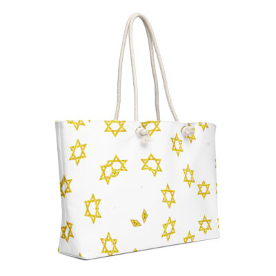 Oversized weekender bag star of David Israel 012