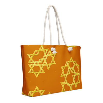 Oversized weekender bag star of David Israel 013