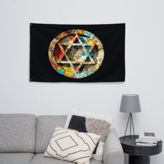 Flag star of David 001