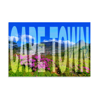 Poster South Africa cape town 16″×24″ 004
