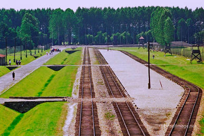 Birkenau Unloading Area At Main Gate 0001