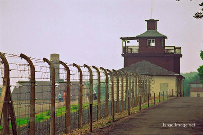 Buchenwald Barbed Wire Fence And Watch Tower 0002