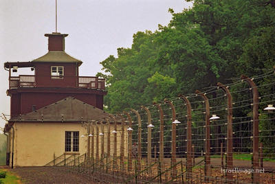 Buchenwald Barbed Wire Fence And Watch Tower 0007