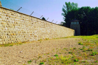 Mauthausen Camp Wall And Watch Tower 0001