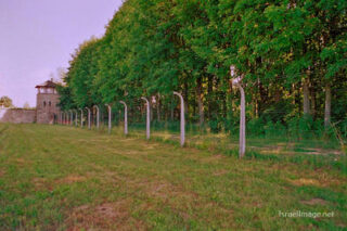 Mauthausen Camp Wall And Watch Tower 0002