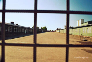 mauthausen concentration camp Mauthausen Entrance Gate 0002