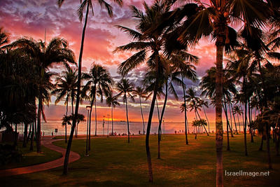usa O‘ahu hawaii sunset 0001 Usa Oahu Hawaii Sunset 0012