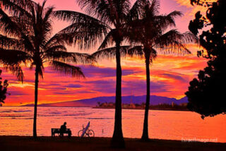 Usa Oahu Hawaii Sunset 0026
