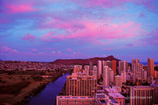 Usa Oahu Hawaii Sunset 0048