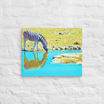 Canvas zebra 0001 16″×20″