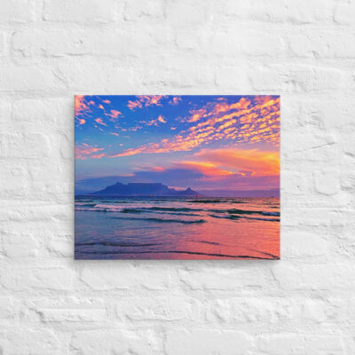 Canvas South Africa Cape Town Table Mountain 0002 16″×20″