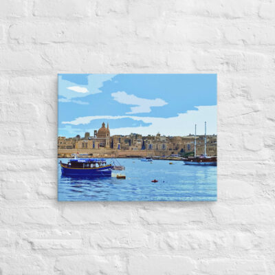 Canvas Malta Valletta 0001 16″×20″