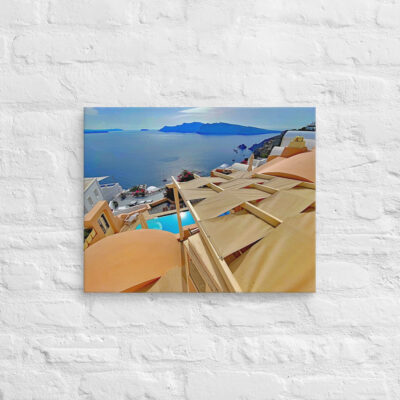 Canvas Greece santorini oia 0014 16″×20″