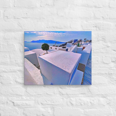 Canvas Greece santorini oia 0010 16″×20″