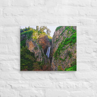 Canvas israel nahal ayun tanur waterfall 0001 16″×20″