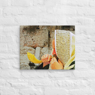 canvas-in-16x20-front-69018719480bd.jpg Canvas kotel blowing the shofar 0001 16″×20″