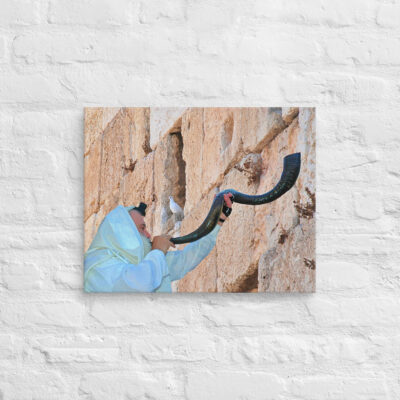 canvas-in-16x20-front-69018839532d8.jpg Canvas kotel blowing the shofar 0004 16″×20″