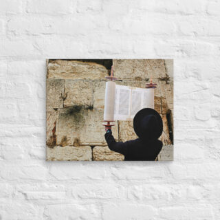 canvas-in-16x20-front-69018b706e738.jpg Canvas kotel Torah Praying 0002 16″×20″