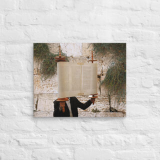 canvas-in-16x20-front-69018edd522a8.jpg Canvas kotel Torah Praying 0005 16″×20″