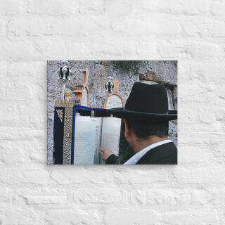 canvas-in-16x20-front-69018f4543558.jpg Canvas kotel Torah Praying 0006 16″×20″