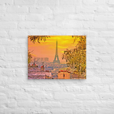 Canvas france eiffel tower 0028 18″×24″