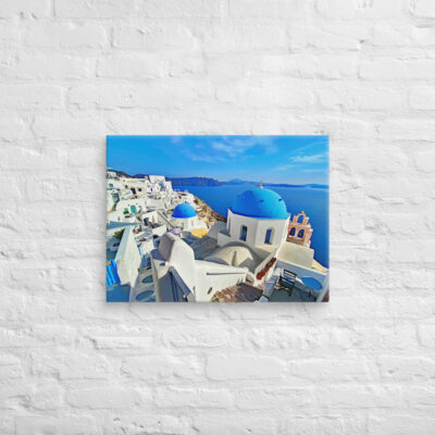 Canvas Greece santorini oia 0015 18″×24″