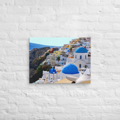 Canvas Greece santorini oia 0008 18″×24″